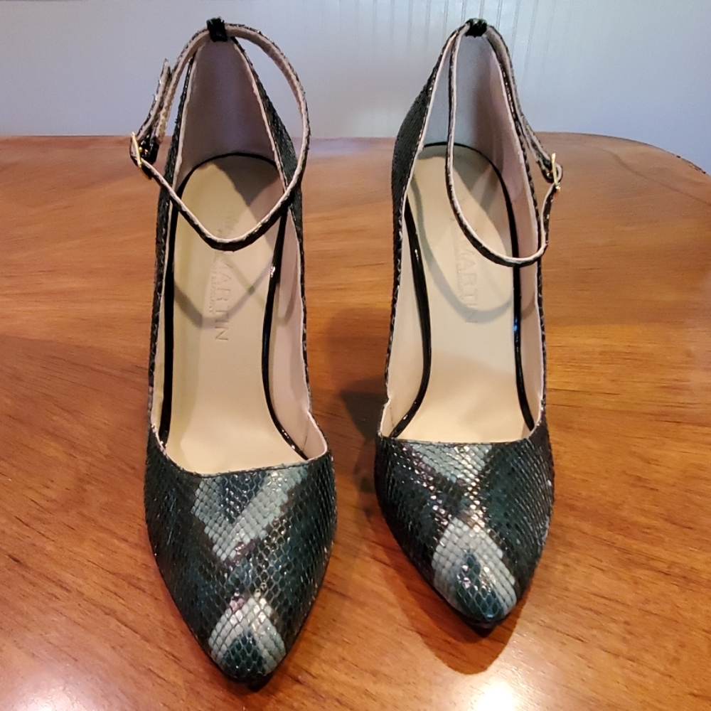 NEW Max Martin snakeskin heels - Picture 3 of 7